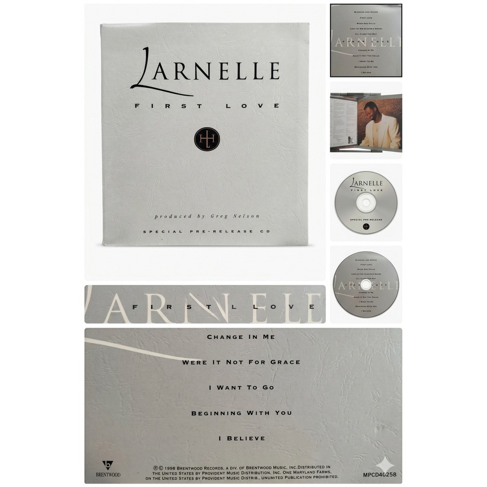 Larnelle First Love Special Pre Release CD 1998 Greg‎ Nelson Vintage Gospel CCM